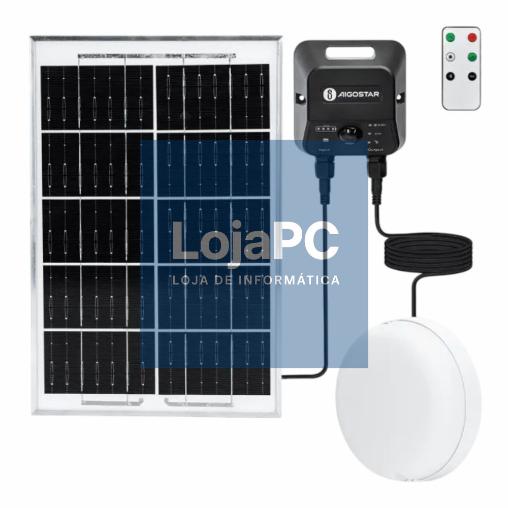 Aplique Exterior C/ Painel Solar C/ Sensor 70W 700lm 6500K