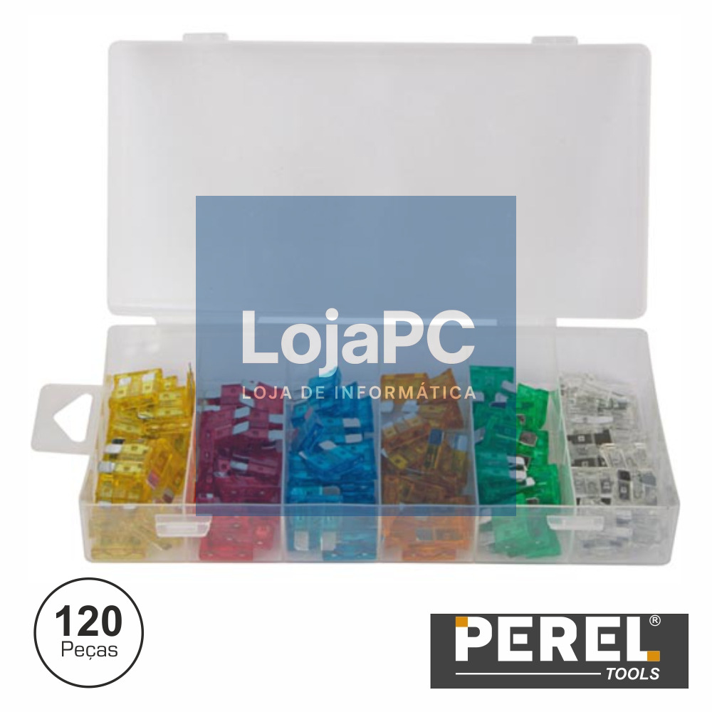 CAIXA C/ FUSÍVEIS RÁPIDOS 5-30A 120X PEREL