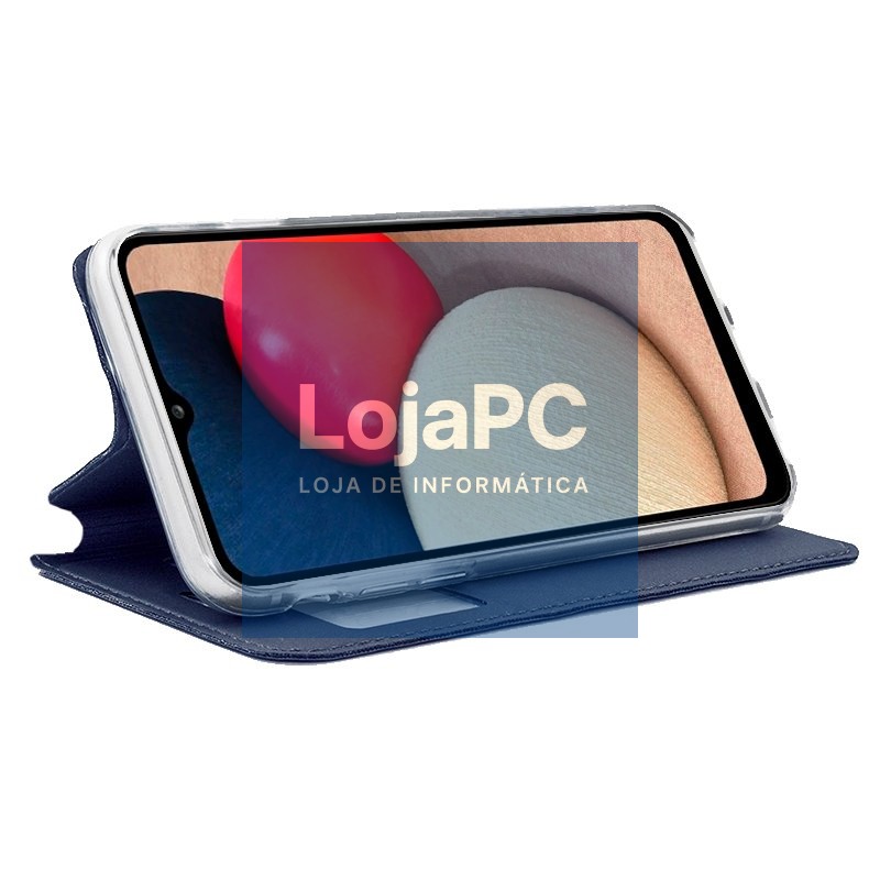 COOL Flip Cover for Samsung A025 Galaxy A02s Smooth Blue — imagem 2