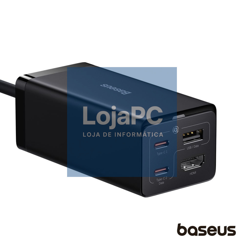 Carregador de Mesa GaN5 PRO 1xUSB-A/2xUSB-C/1xHDMI BASEUS