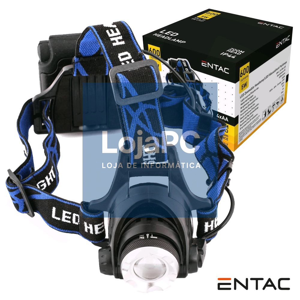 Lanterna De Cabeça 1 LED 5W 600LM ENTAC