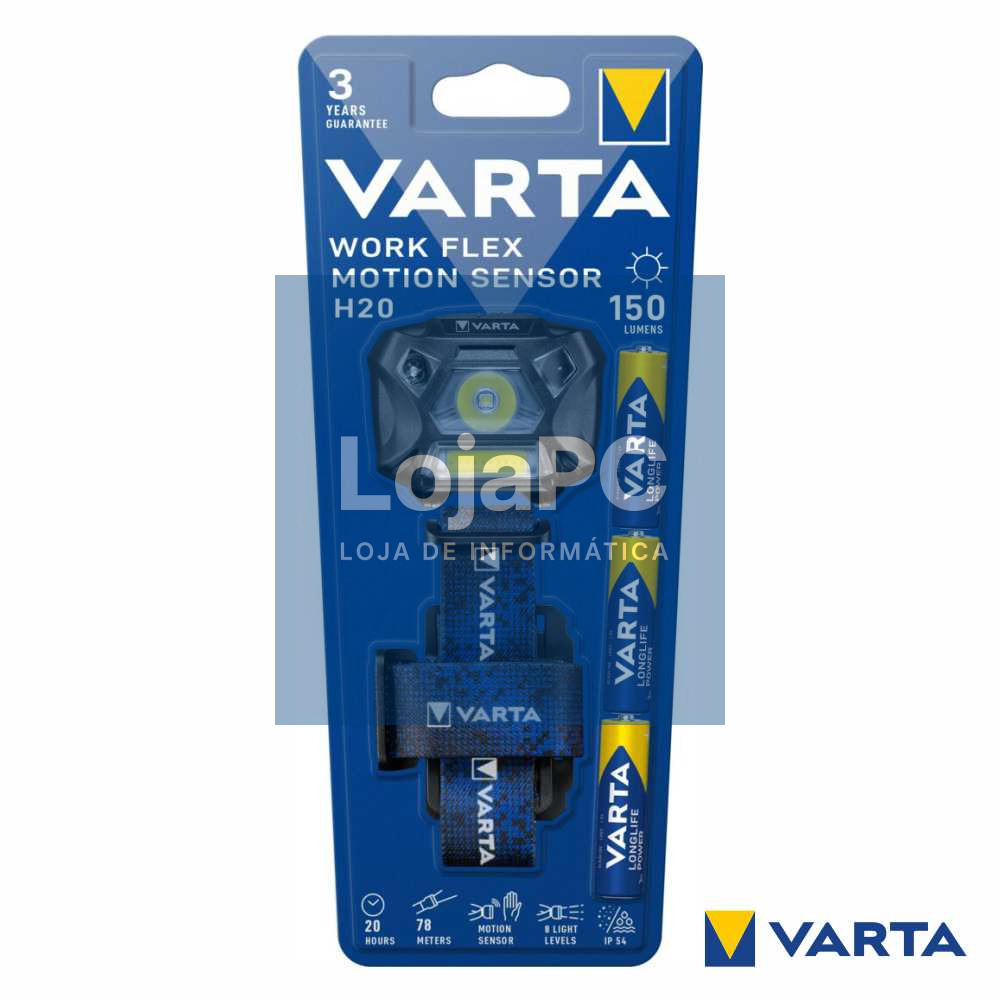 Lanterna de Cabeça LED COB 150lm VARTA