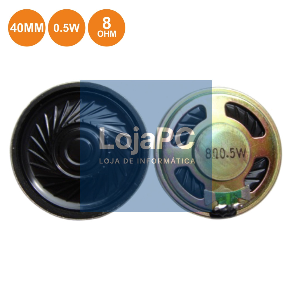 ALTIFALANTE MINIATURA 0.5W 8 OHM 40MM