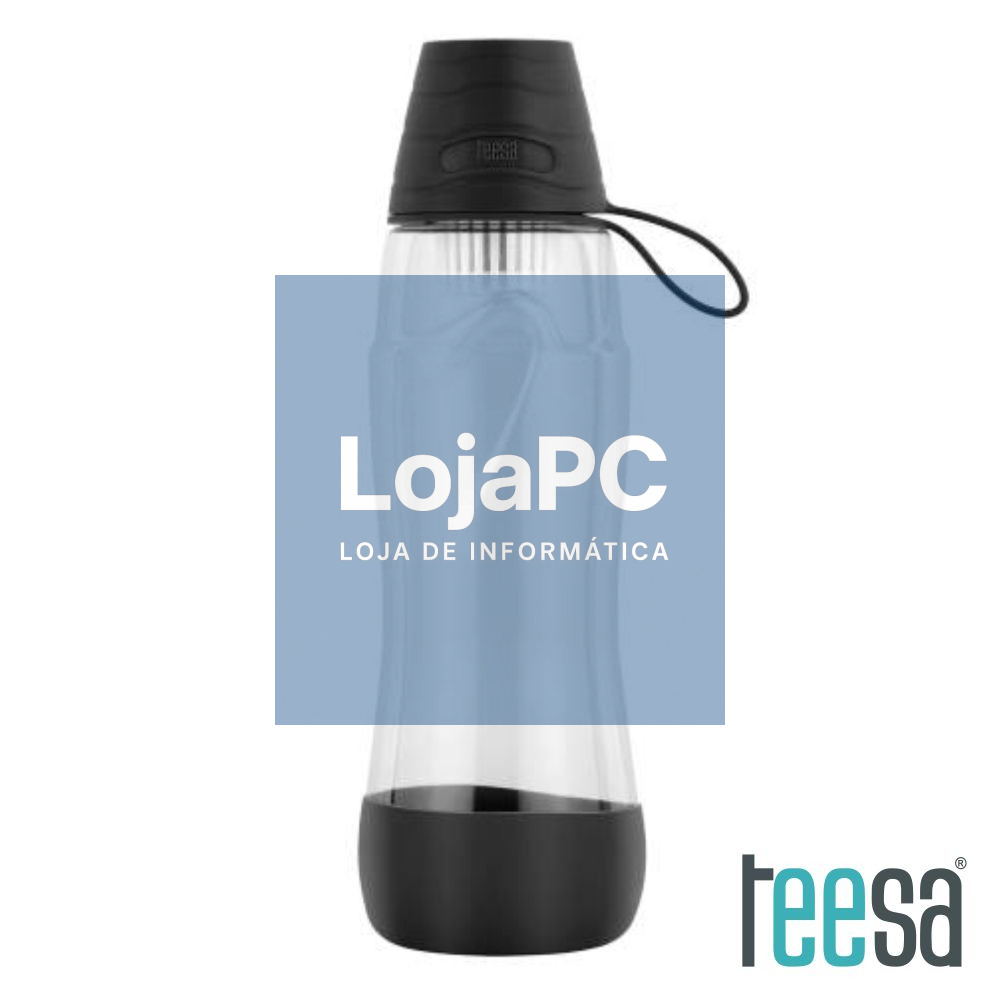 Garrafa C/ Filtro 550ml Preta TEESA