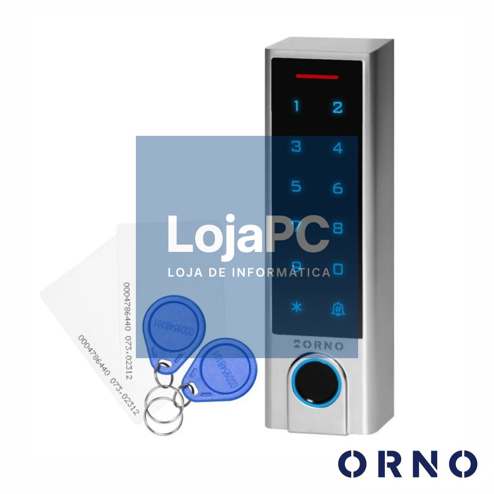 Leitor de Controlo de Acessos RFID C/ Código PIN WiFi ORNO