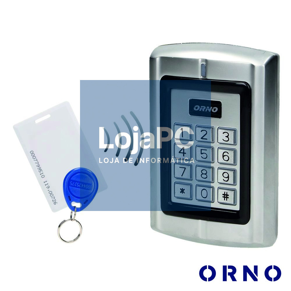 Leitor de Controlo de Acessos RFID/PIN e Impressão Digital