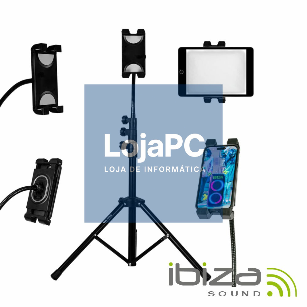 Tripé Universal P/ Smartphones e Tablets IBIZA