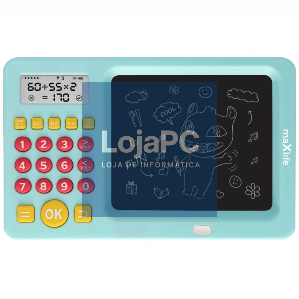 Placa Digital Portátil LCD Monocor C/ Calculadora