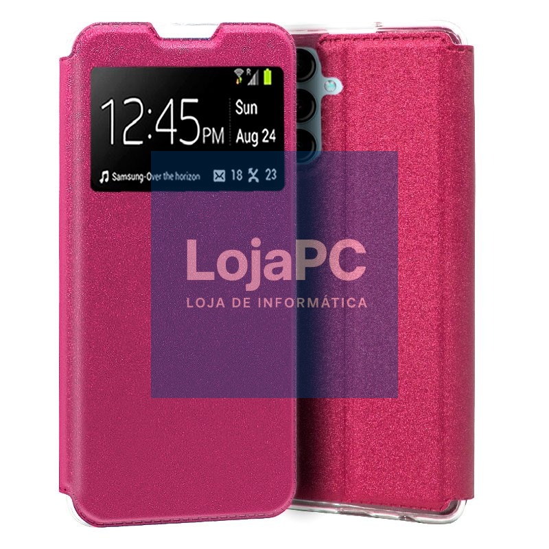 COOL Flip Cover for Samsung A145 Galaxy A14 / A14 5G Smooth Pink