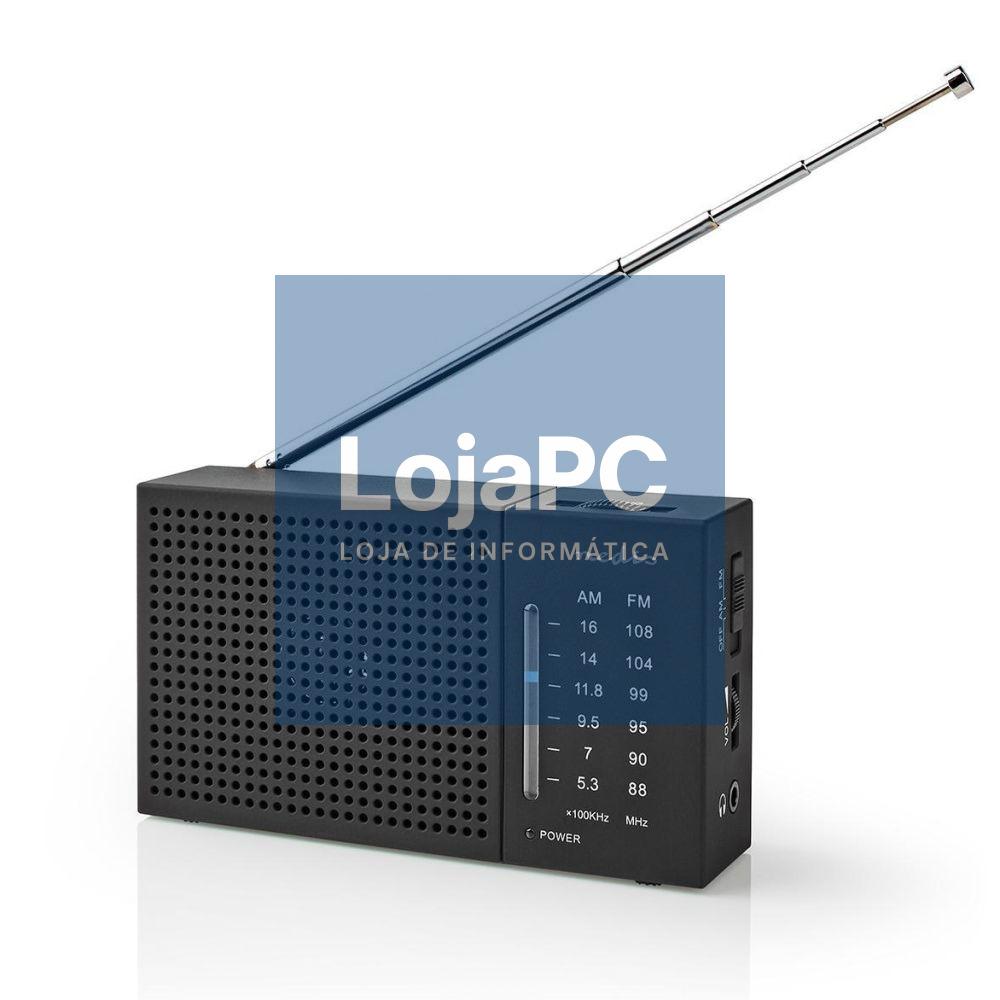 Rádio Portátil AM/FM De Bolso 1.5W A Pilhas