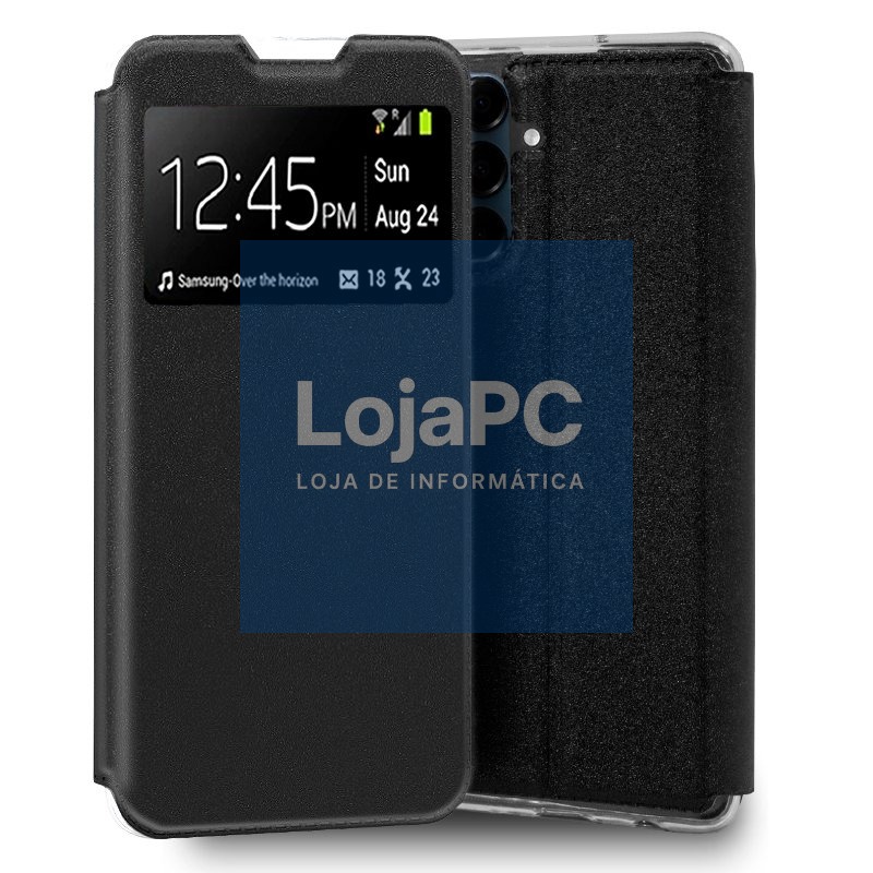 COOL Flip Cover for Samsung A165 Galaxy A16 / A16 5G Smooth Black