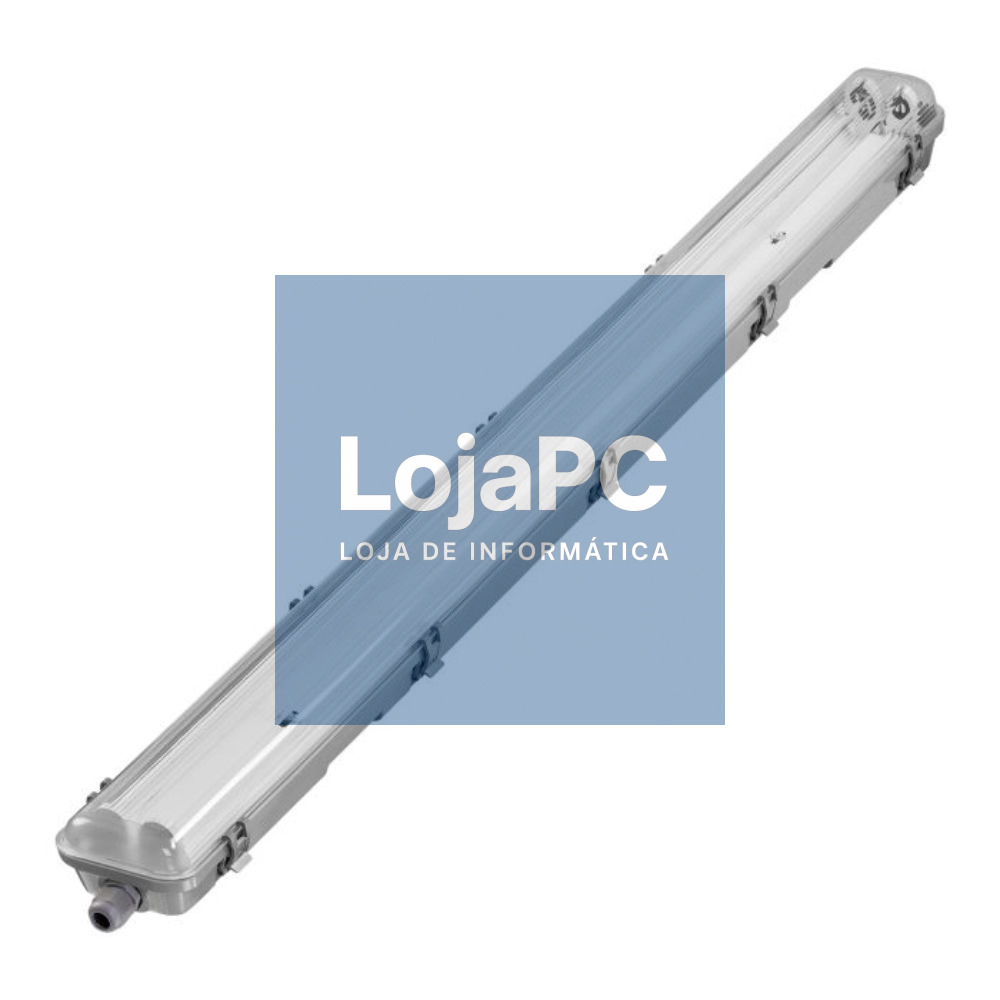 Armadura 120cm P/ 2 Lâmpadas Tubular T8 VIRONE