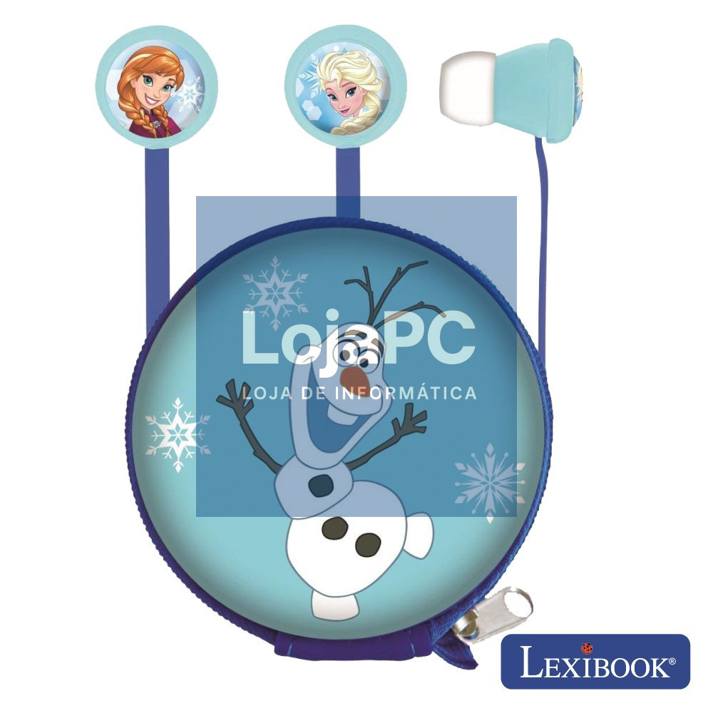 AUSCULTADORES C/ FIOS STEREO MIC FROZEN LEXIBOOK