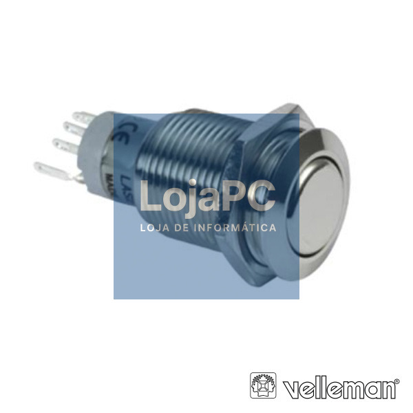 INTERRUPTOR REDONDO DE METAL SPDT 1NA 1NC