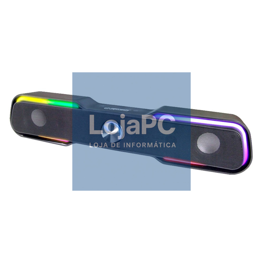 Barra Som S/Fios 2x3W LED RGB