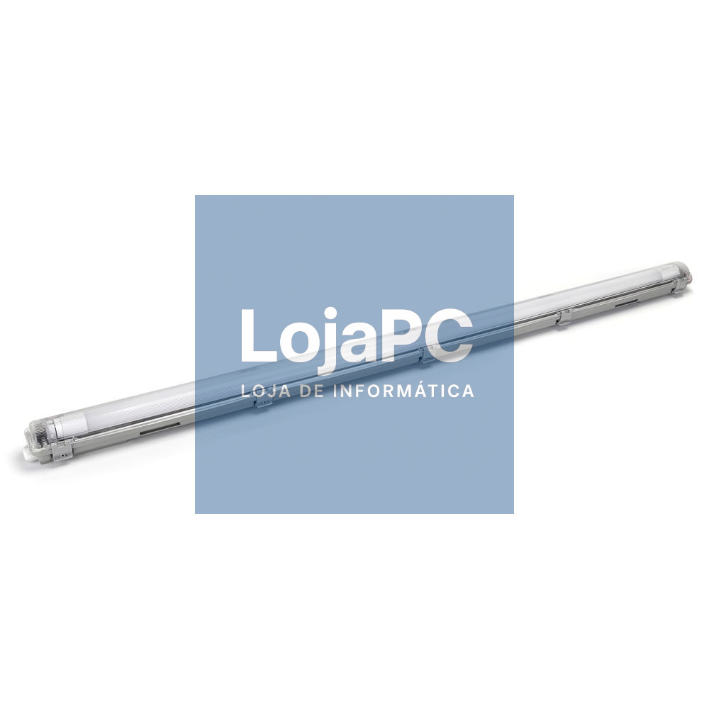 Armadura T8 C/ Lâmpada LED Tubular 18W 120cm 4000K IP65