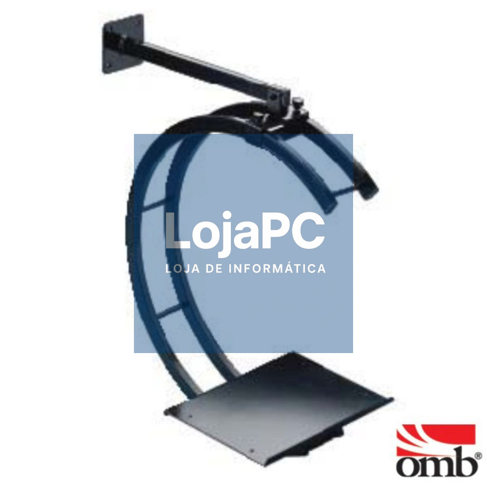 SUPORTE TV POLYLUX 50 PRETO 52CM OMB