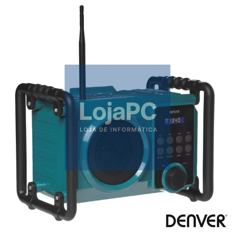 Rádio De Trabalho Ultra Resistente 10W IP54 DENVER