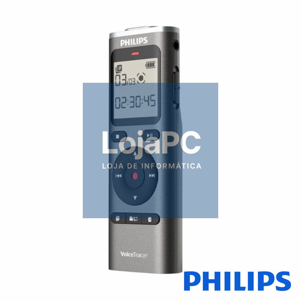 Gravador de Voz Digital Visor LCD 8GB USB-C PHILIPS