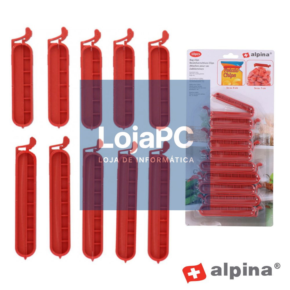 Conjunto Molas de Cozinha Vermelhas Alpina