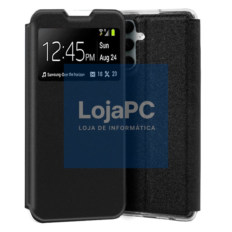 COOL Flip Cover for Samsung A346 Galaxy A34 5G Smooth Black