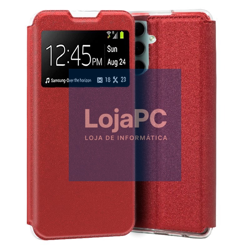 COOL Flip Cover for Samsung A346 Galaxy A34 5G Smooth Red
