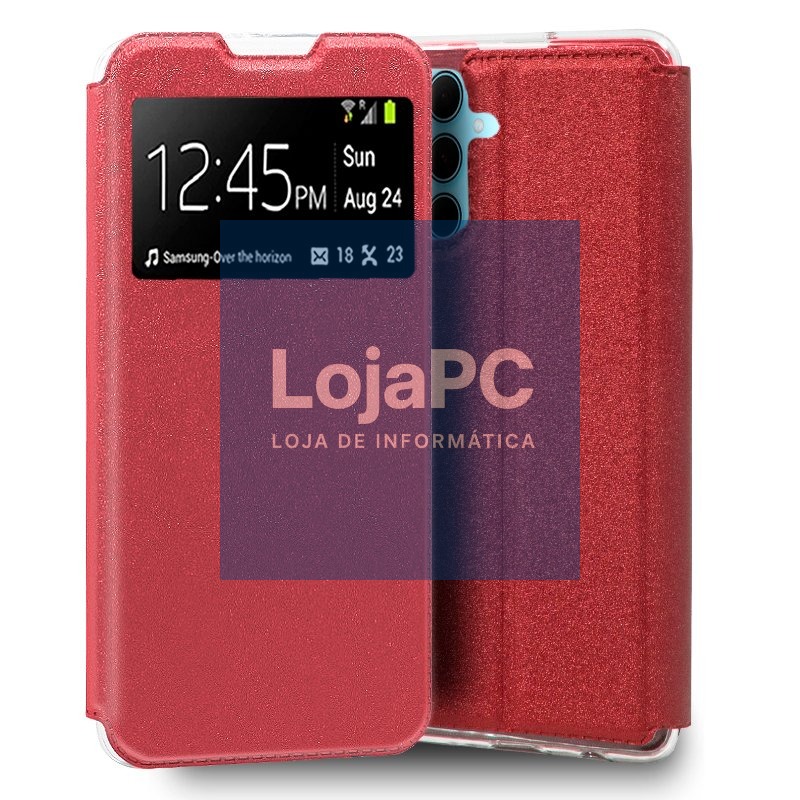 COOL Flip Cover for Samsung A356 Galaxy A35 5G Smooth Red