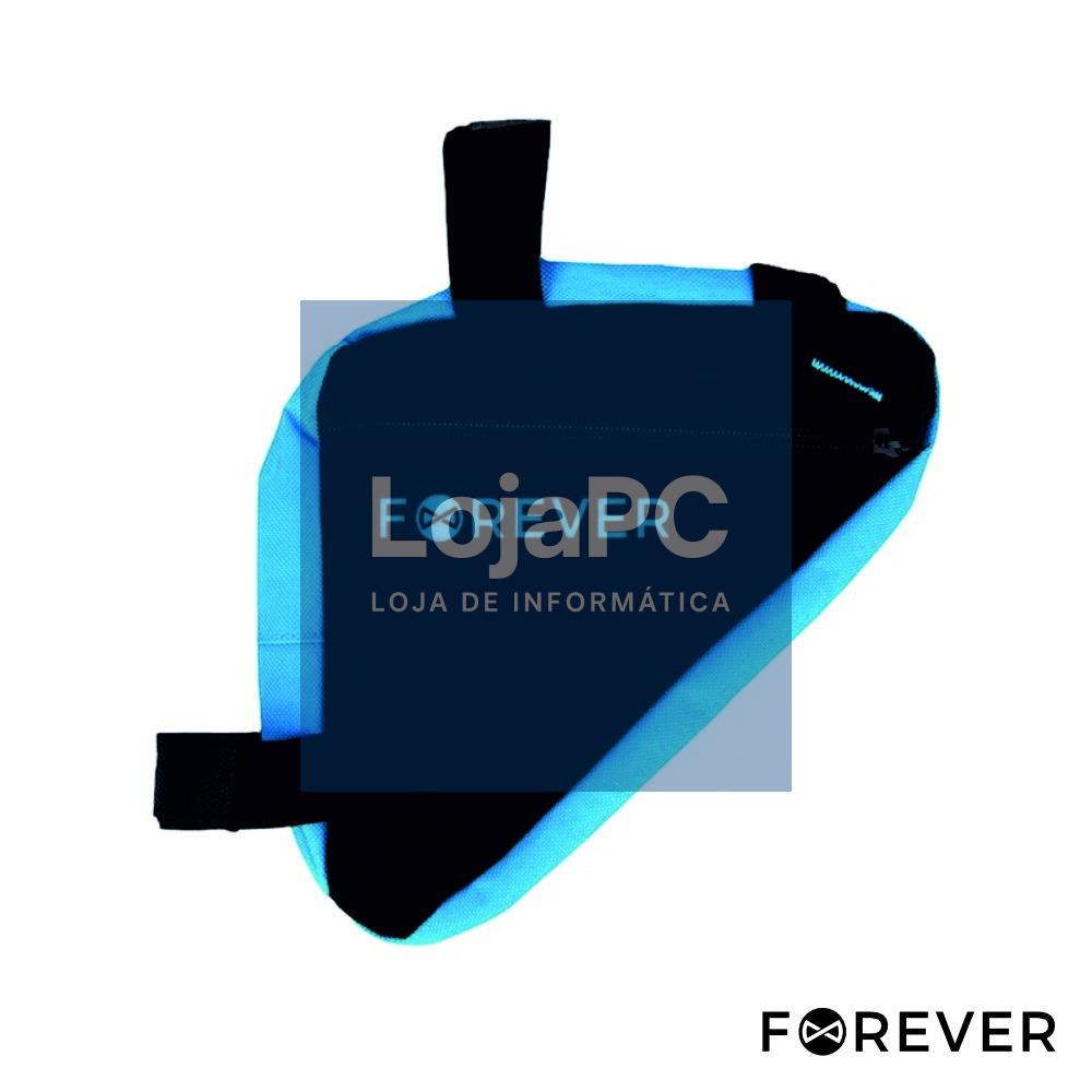 Bolsa de Bicicleta P/ Quadro Preta E Azul FOREVER