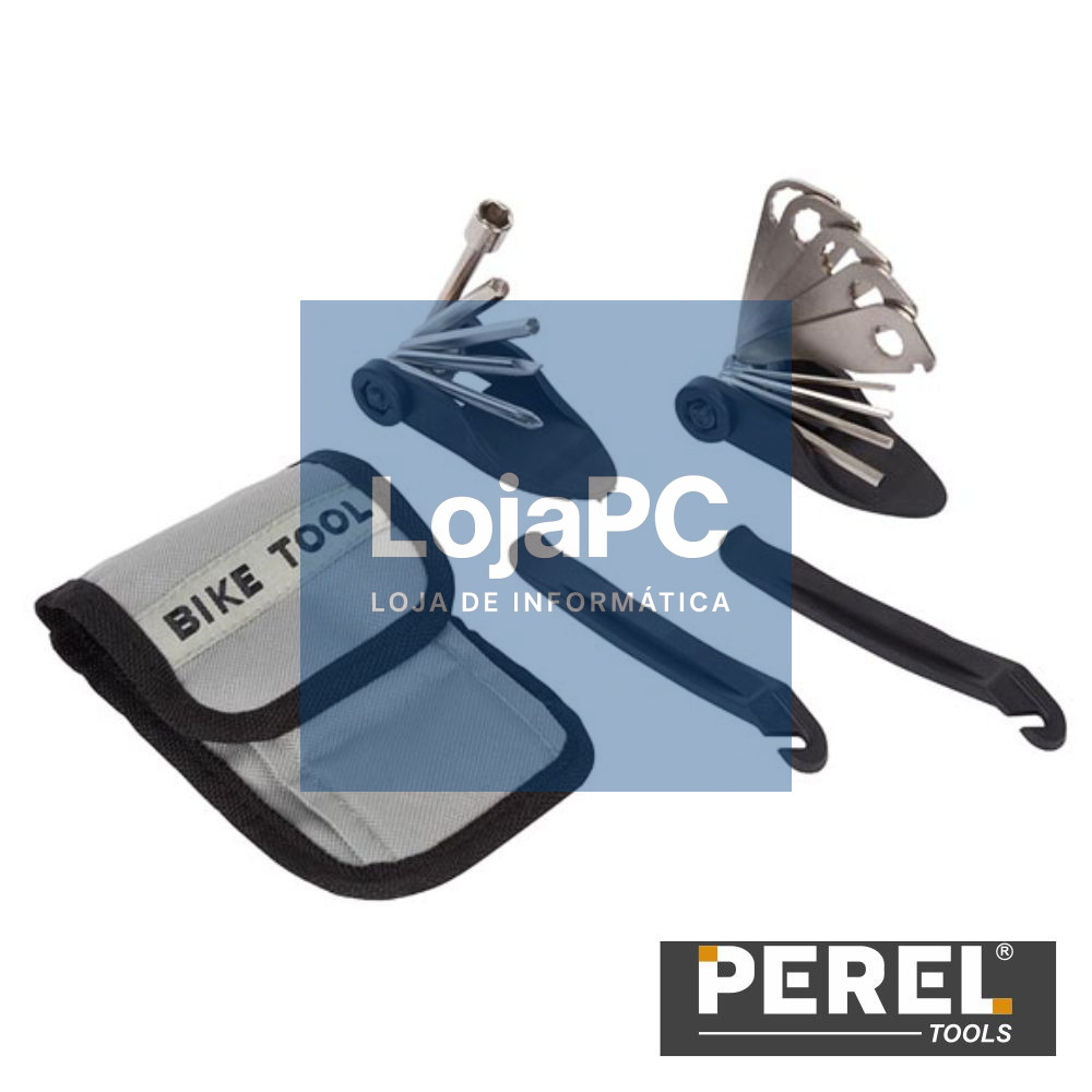 CONJUNTO DE FERRAMENTAS P/ BICICLETA C/ BOLSA PARA CINTURA