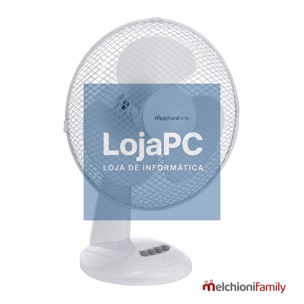 Ventoinha de Mesa Ø30cm 30W 3 Velocidades Mfamily