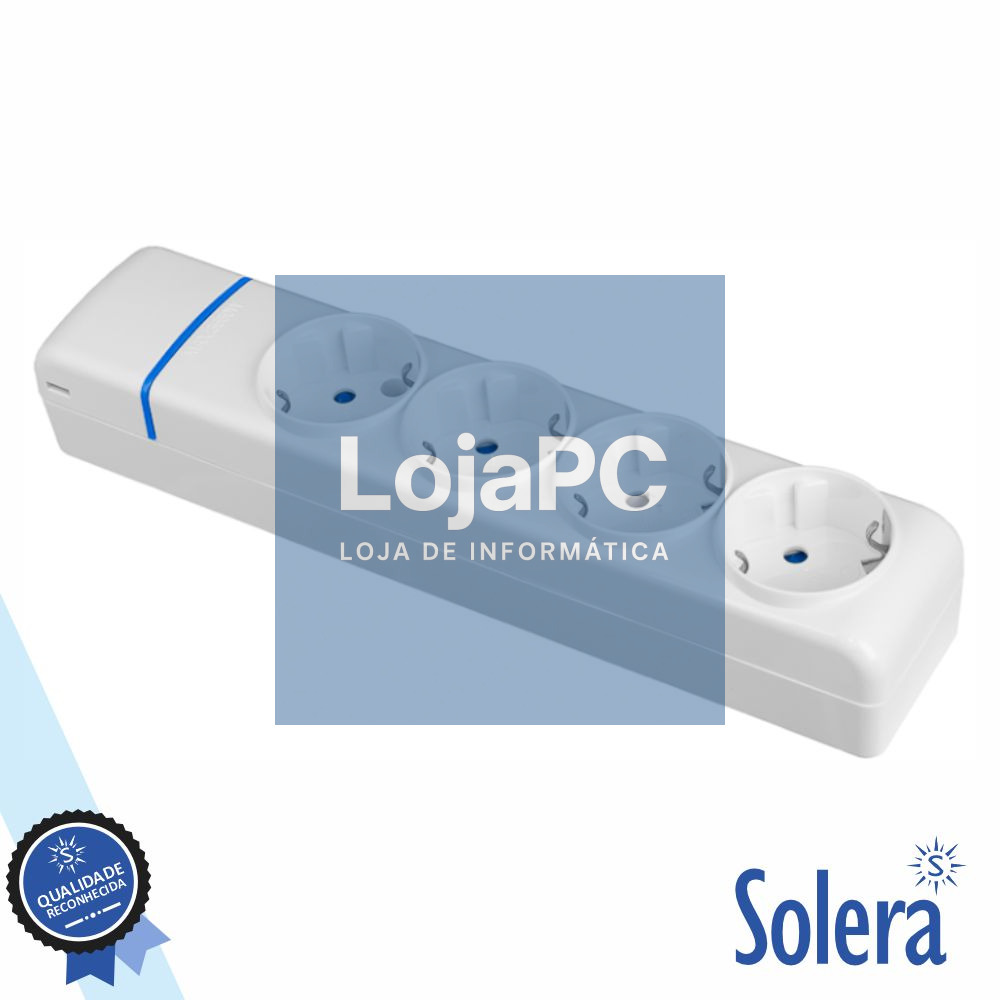 Extensão Elétrica 4x Schuko SOLERA