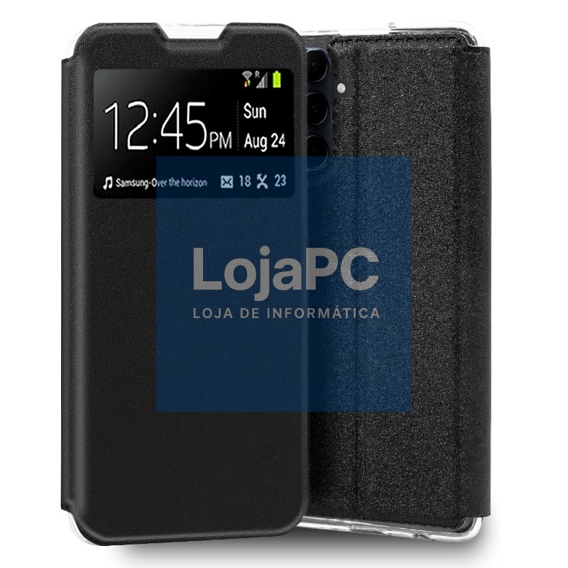 COOL Flip Cover for Samsung A556 Galaxy A55 5G Smooth Black