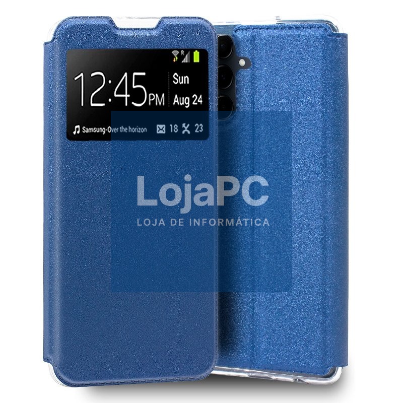 COOL Flip Cover for Samsung A556 Galaxy A55 5G Smooth Blue