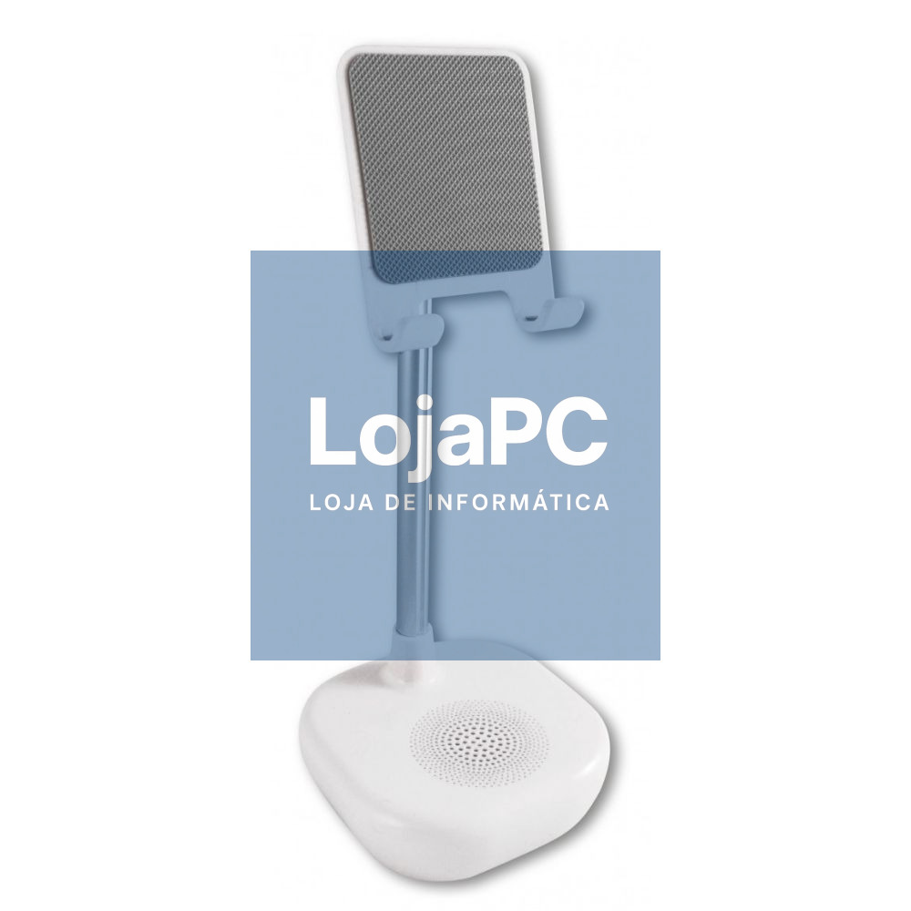 Suporte Universal Telemóvel C/ Coluna Bluetooth 10W