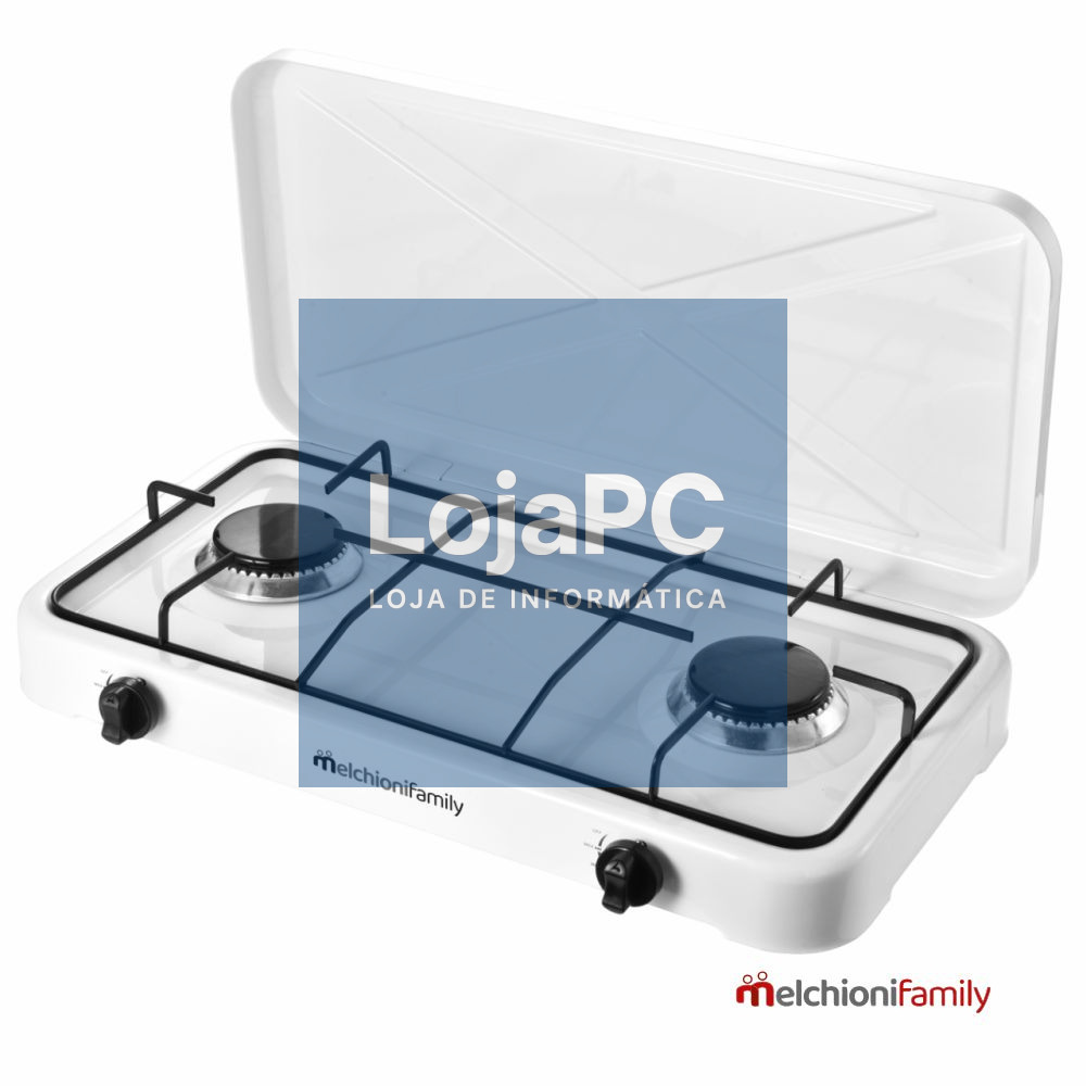 Fogão Gás Com 2 Queimadores Branco MelchioniFamily
