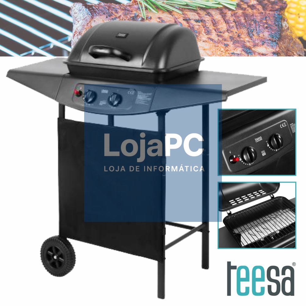 GRELHADOR GÁS MÓVEL P/ CHURRASCO TEESA