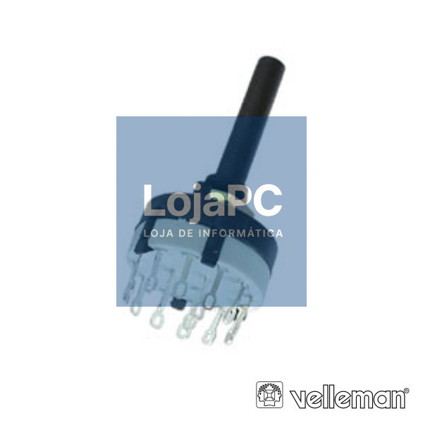 Comutador Rotativo 3p C/ 4 Posições Conexões de Soldadura