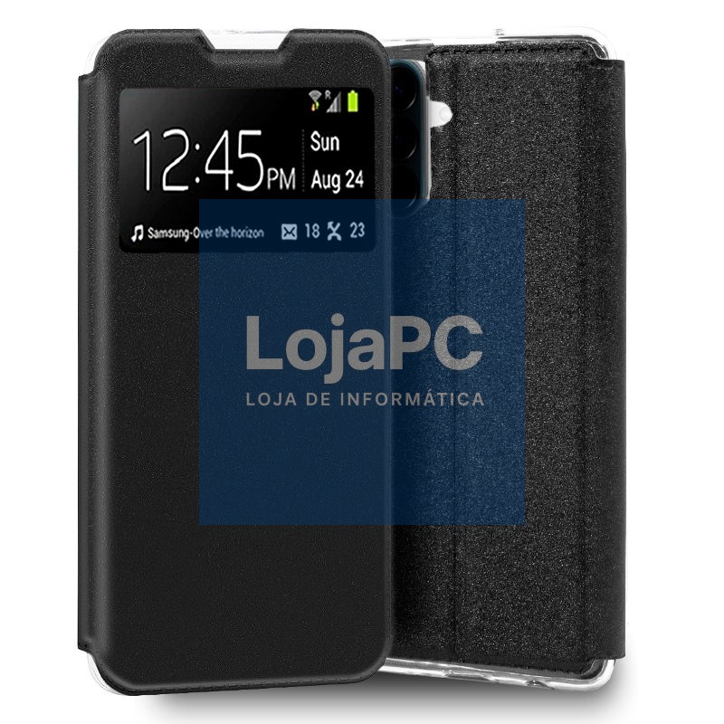 COOL Flip Cover for Samsung A576 Galaxy A57 5G Smooth Black