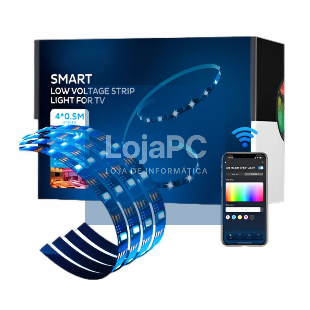 Conjunto 4 Fitas LED Smart RGB WI-FI 4x 0.5m