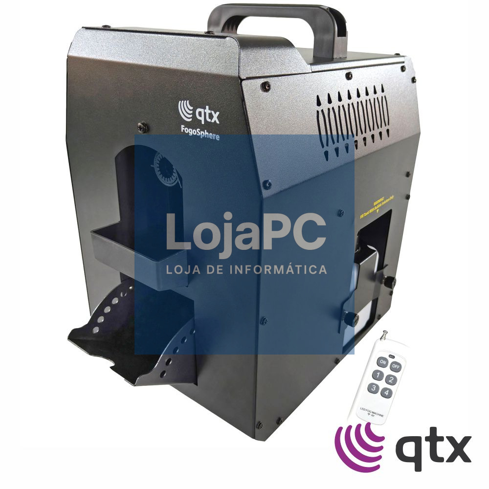 Máquina Bolhas/Fumo 700W Com Comando QTX