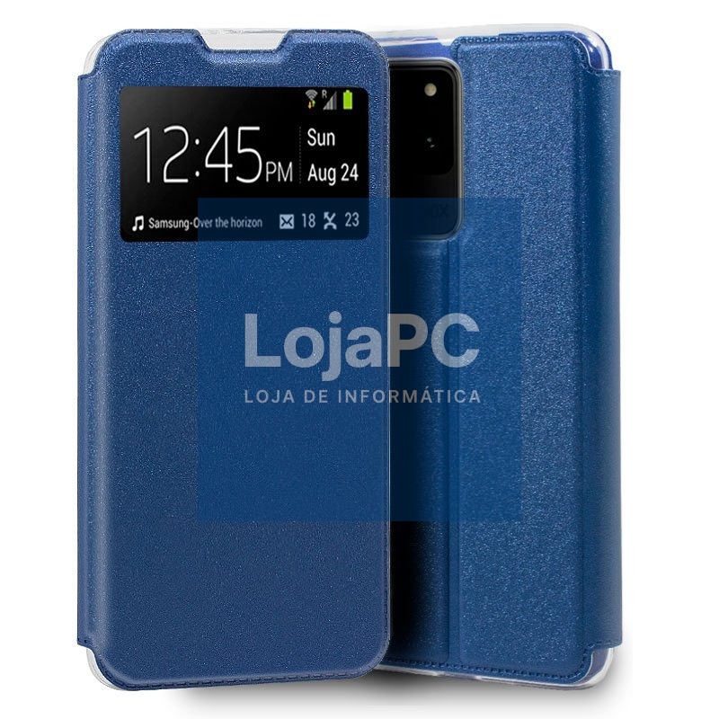 COOL Flip Cover for Samsung G988 Galaxy S20 Ultra 5G Smooth Blue