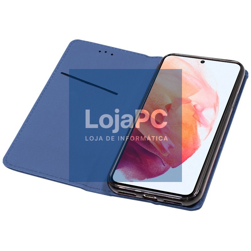 COOL Flip Cover for Samsung G990 Galaxy S21 Smooth Blue — imagem 3