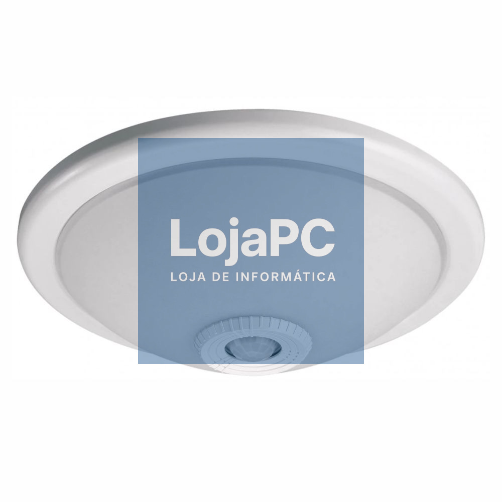 Aplique LED Redondo 2x40W 300mm C/ Sensor Movimentos PIR