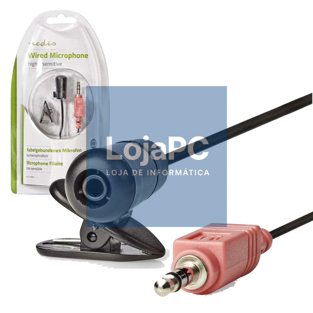 MICROFONE LAPELA P/ PC JACK 3.5MM