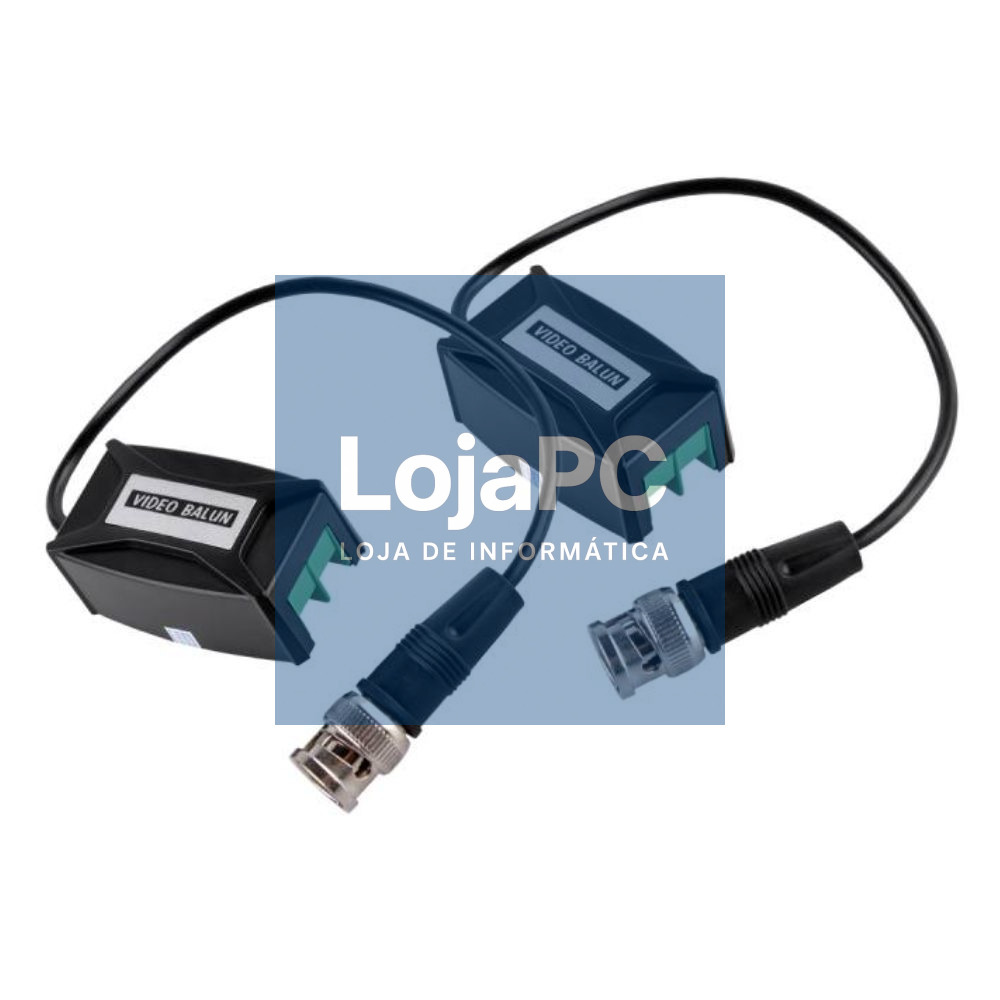 Conversor Passivo 2x Balun Vídeo Terminais Parafuso