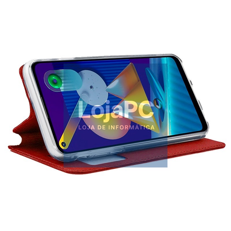 COOL Flip Cover for Samsung M115 Galaxy M11 / A11 Smooth Red — imagem 2