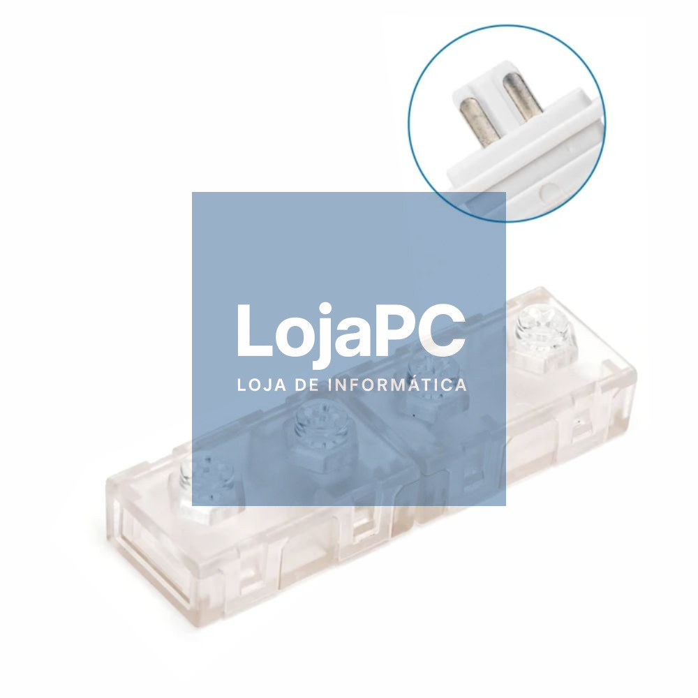 União P/ Fita LED COB 8mm IP57 2x PROK