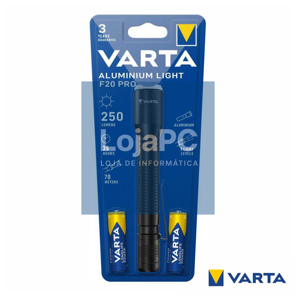 Lanterna LED F20 Pro Aluminium 250lm VARTA
