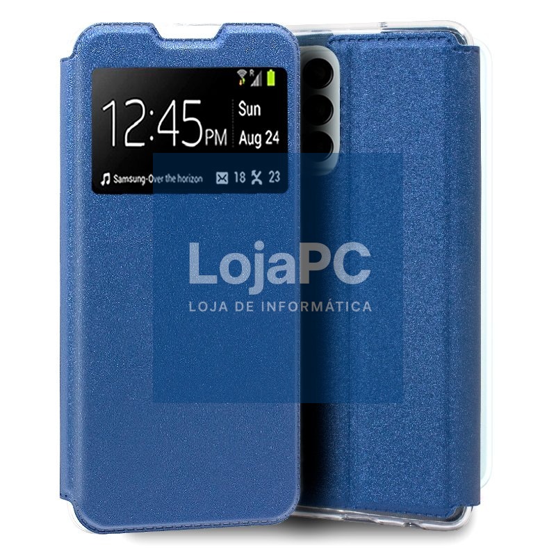 COOL Flip Cover for Samsung M135 Galaxy M13 / A23 5G Smooth Blue