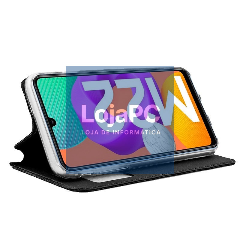 COOL Flip Cover for Samsung M225 Galaxy M22 / M32 Smooth Black — imagem 2